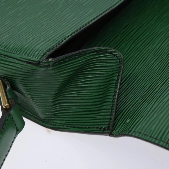 LOUIS VUITTON Epi Saint Cloud GM Shoulder Bag Green - Picture 8 of 15